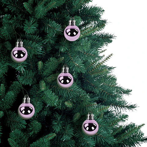 Шары ёлочные 32 шт., 2,5 см, "Tender Shine", пластик, розовые, глянец, ЗОЛОТАЯ СКАЗКА, 592503 - МСК «Форвард»