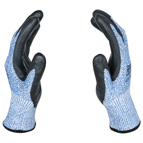 Перчатки нейлоновые SCAFFA "Рубеж Нит С", HPPE защита от порезов, нитриловое покрытие, размер 11, XXL (экстра большой), 00-00011909 701652 - МСК «Форвард»