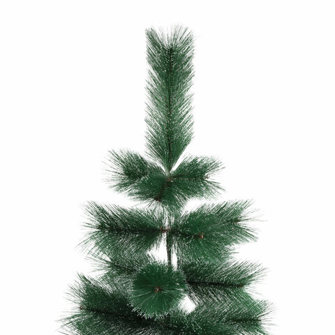 Ель новогодняя искусственная "Пышная" 180 см, с инеем и шишками, зеленая, ЗОЛОТАЯ СКАЗКА, 592051 - МСК «Форвард»