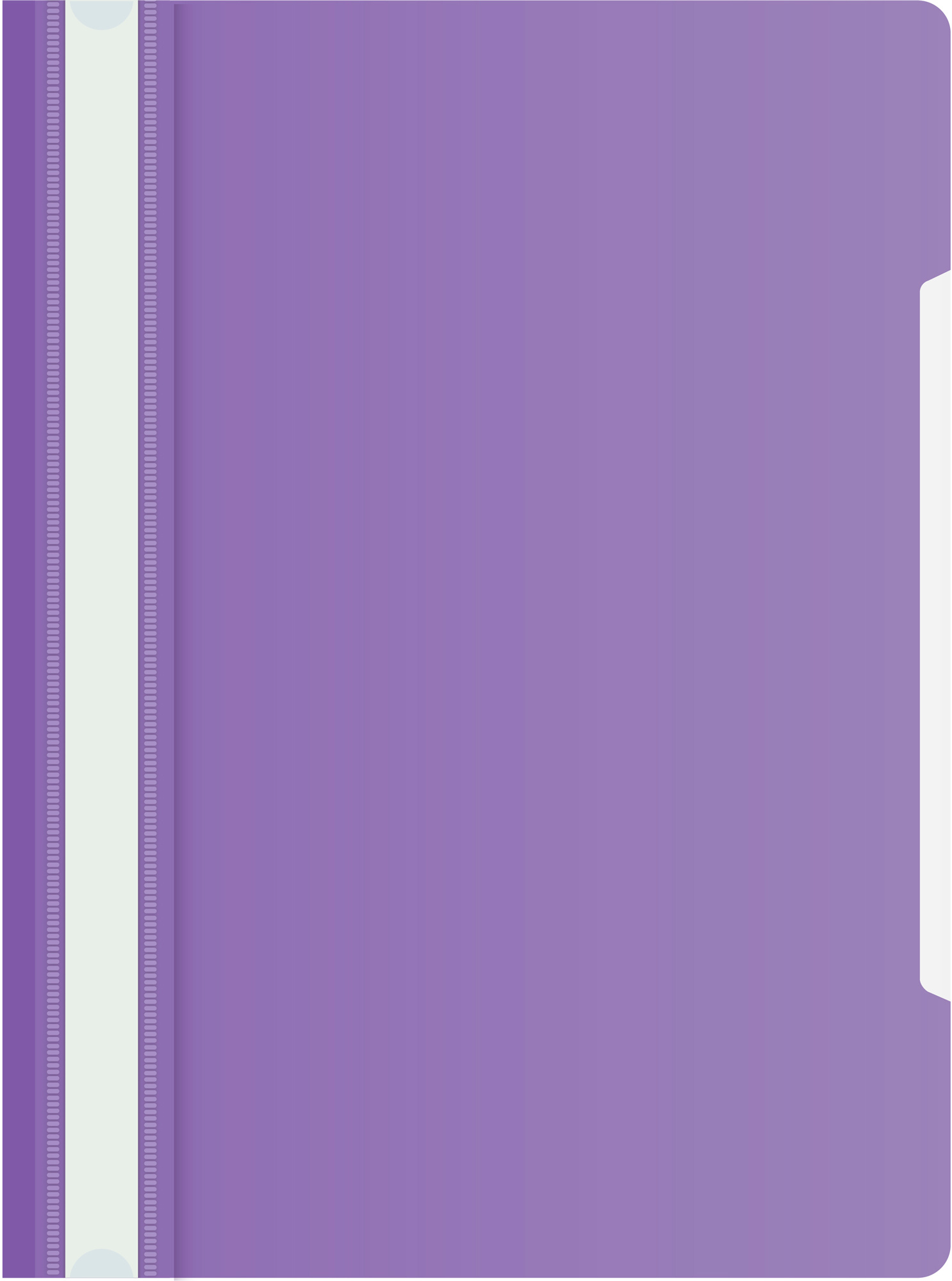 Скоросшиватель Бюрократ пластик PS20VIO A4 прозрач.верх.лист фиолетовый 0.12/0.16