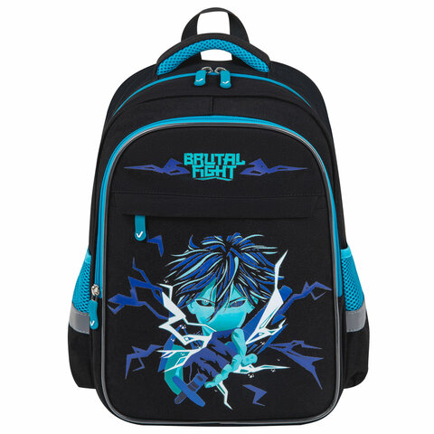 Рюкзак BRAUBERG FAVOUR, 2 отделения, 3 кармана, "Anime fight", 40х29х15 см, 272057 - МСК «Форвард»