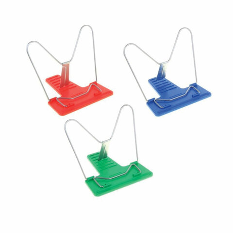 Подставка для книг ПЧЕЛКА, Gold", пластик/металл, ассорти, отделение для ручки, европодвес, ПО-04 231547