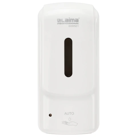 Дозатор для жидкого мыла LAIMA PROFESSIONAL SUPER, НАЛИВНОЙ, СЕНСОРНЫЙ, 1 л, белый, ABS-пластик, 609501 - МСК «Форвард»