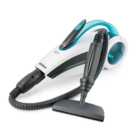Паровая швабра KITFORT KT-1003, 1500 Вт, 1 бар, объем 0,38 л, 2 в 1, 11 насадок, белая, КТ-1003 458174 - МСК «Форвард»