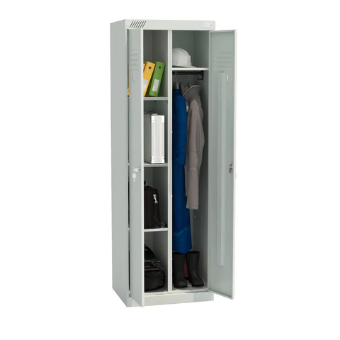 Шкаф металлический хозяйственный ШМУ-22-600, двухсекционный, 1850х600х500 мм, 33 кг, разборный 291364 минпромторг - МСК «Форвард»