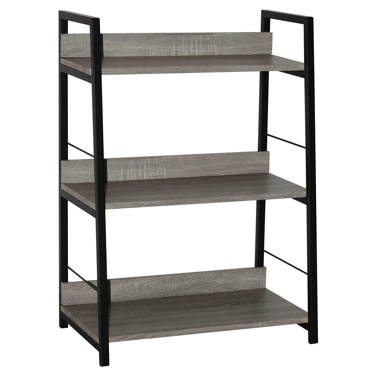 Стеллаж на металлокаркасе BRABIX LOFT SH-002 (ш600*г350*в845мм), цвет дуб антик, 641232