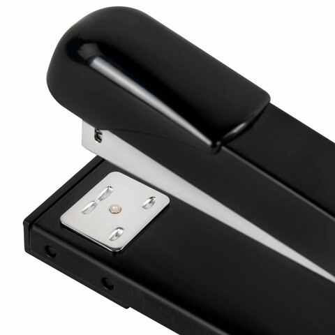 Степлер брошюровочный №24/6, 26/6 STAFF "Manager", до 25 листов, черный, 272753 - МСК «Форвард»