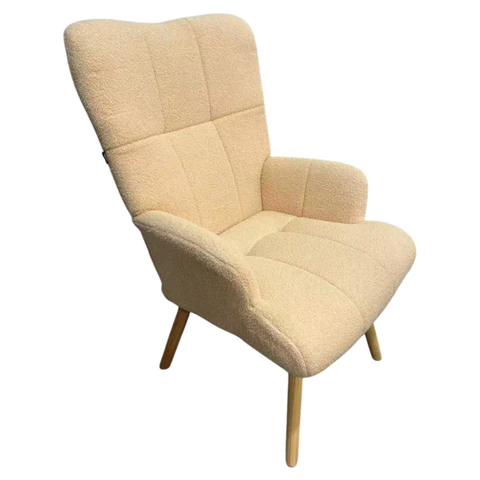 Кресло BRABIX "Soft LC-305", фактурная ткань букле (экомех), кремовое, 533146 - МСК «Форвард»