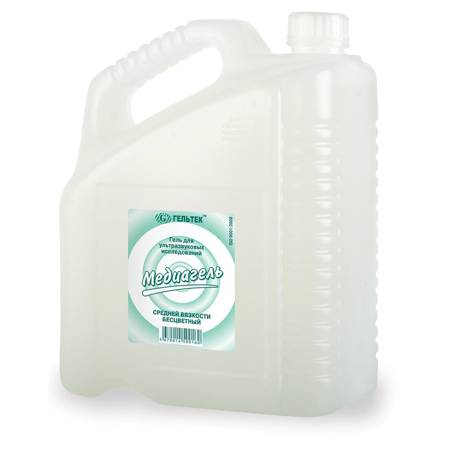Гель для УЗИ 5кг ГЕЛЬТЕК МЕДИАГЕЛЬ средней вязкости, бесцветный, 630084
