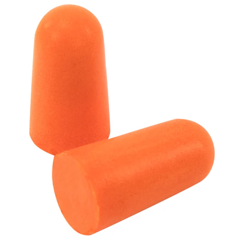 Беруши одноразовые пенополиуретановые без шнурка, КОМПЛЕКТ 500 пар в пакете, SNR 43 дБ, RABBITEX (РАББИТЕКС), 671321 - МСК «Форвард»