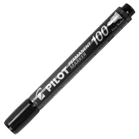 Маркер перманентный PILOT, ЧЕРНЫЙ, круглый наконечник 1-3 мм, SCA-100 B 152684 - МСК «Форвард»