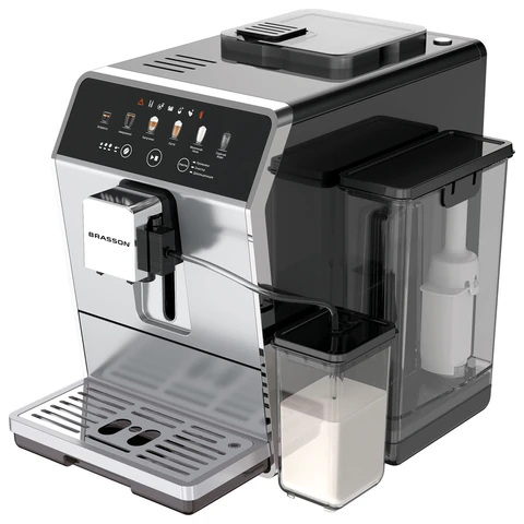 Кофемашина автоматическая BRASSON (БРАССОН) ACM-1592A, дисплей, капучинатор, 6 напитков, 1450 Вт, 20 бар, 457886 - МСК «Форвард»