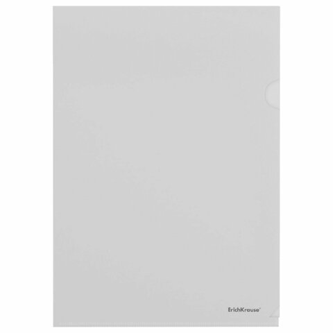 Папка-уголок ERICH KRAUSE "Fizzy Clear", прозрачная, 0,12 мм, 50150 272916 - МСК «Форвард»