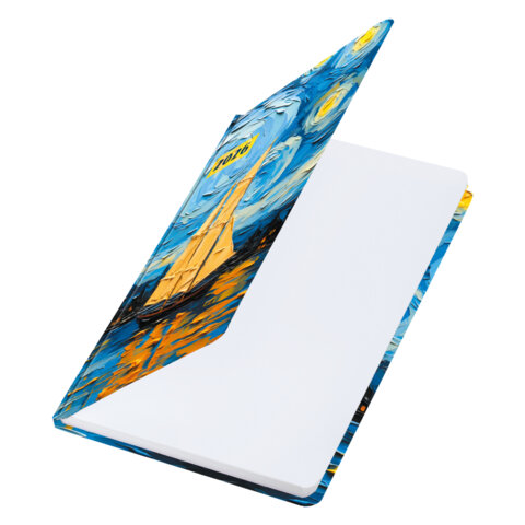 Ежедневник датированный 2026 с резинкой 145х203 мм, А5, BRAUBERG, твердый, "Живопись", 117342 - МСК «Форвард»