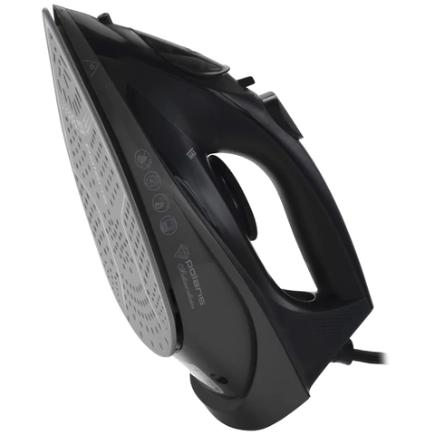 Утюг POLARIS PIR 2430K, 2400 Вт, керамическое покрытие, самоочистка, антикапля, антинакипь, черный, 57591 456746 - МСК «Форвард»