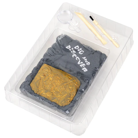 Набор для раскопок "Древняя Греция" 16х23 см, инструменты, BRAUBERG KIDS, 665941 - МСК «Форвард»