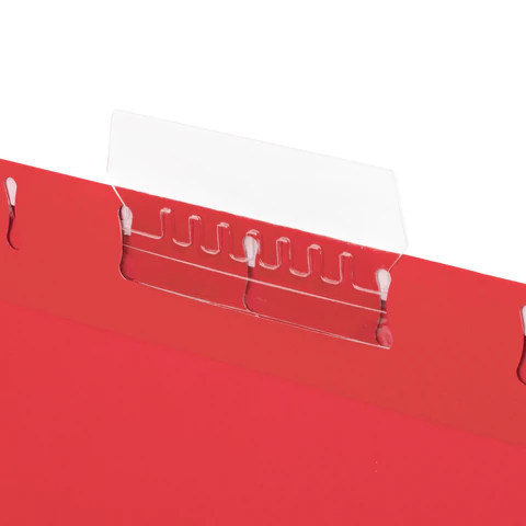 Подвесные папки A4/Foolscap (404х240 мм) до 80 л., КОМПЛЕКТ 10 шт., красные, картон, STAFF, 270936 - МСК «Форвард»