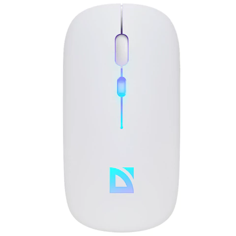 Мышь беспроводная DEFENDER TOUCH MM-997, USB, 3 кнопки+1 колесо-кнопка, оптическая, белая, 52998 513826  - МСК «Форвард»