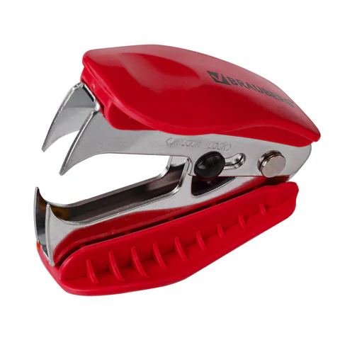 Антистеплер для скоб №10 и №24/6, BRAUBERG "METROPOLIS", с фиксатором, ассорти, 228745 - МСК «Форвард»