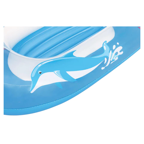 Надувная лодочка "Подводный мир" с окошком, 102х69 см, 3-6 лет, BESTWAY, 34037 680069 - МСК «Форвард»