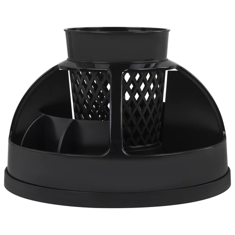 Подставка-органайзер STAFF "Attraction", 9 отделений, вращающаяся, черная, 238319 - МСК «Форвард»