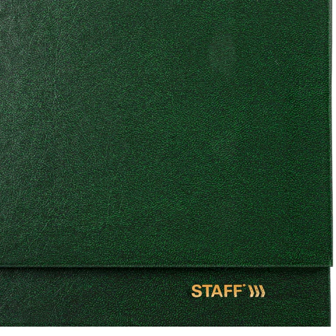 Планинг датированный 2026 300х130 мм, STAFF, гребень, обложка бумвинил, 64 л., зеленый, 117361 - МСК «Форвард»