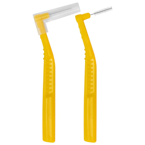 Межзубные ершики 0,6-0,7-0,8-1-1,5 мм, для зубов и брекетов, 5 шт., угловая ручка L-тип, LAIMA DENT, 609418 - МСК «Форвард»