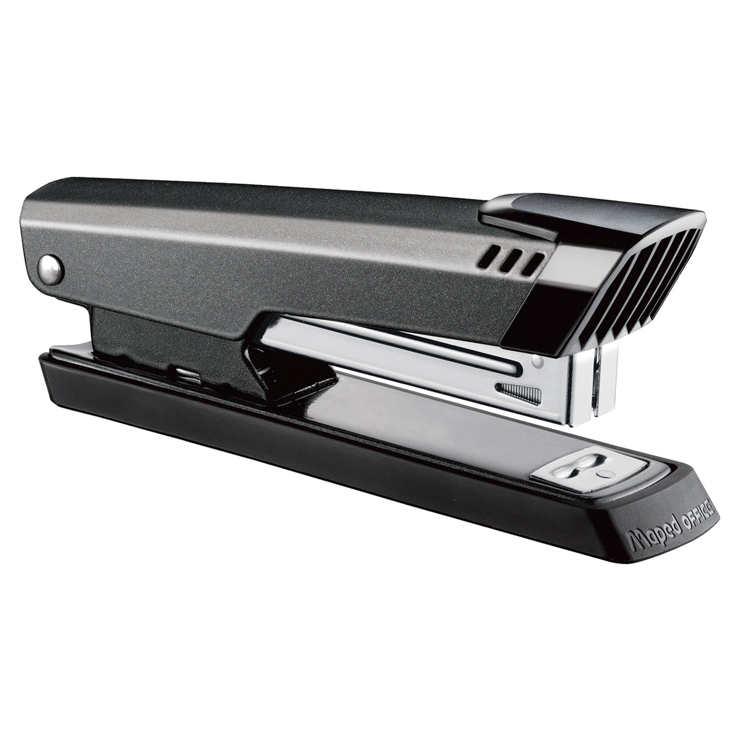 Степлер №24/6, 26/6 металлический MAPED (Франция) "Start", до 25 листов, темно-серый, 392710 224945