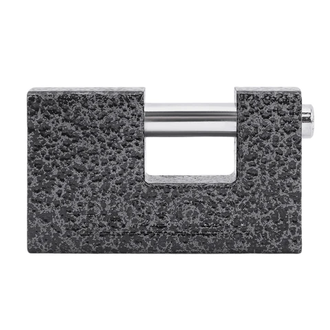 Замок навесной чугунный 80 мм "Гаражный" с полимерным покрытием, 3 ключа, RABBITEX (РАББИТЕКС), 671302 - МСК «Форвард»