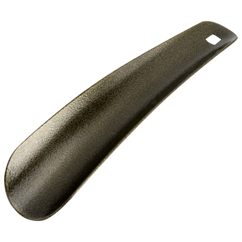 Ложка (рожок) для обуви с ушком МЕТАЛЛИЧЕСКАЯ 15 см, антик БРОНЗА, SHEGRA (ШЕГРА), LUXE, 702513 - МСК «Форвард»