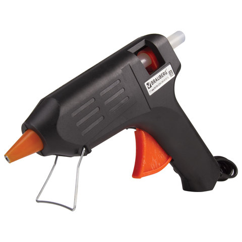 Клеевой пистолет, 40 Вт, для стержня 11 мм, BRAUBERG, в блистере, 670323 - МСК «Форвард»