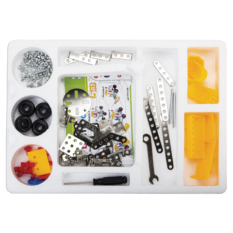 Конструктор металлический "Строительная техника 5 в 1", подвижные детали, 139 элементов, BAMBOX (БАМБОКС), 666370 - МСК «Форвард»