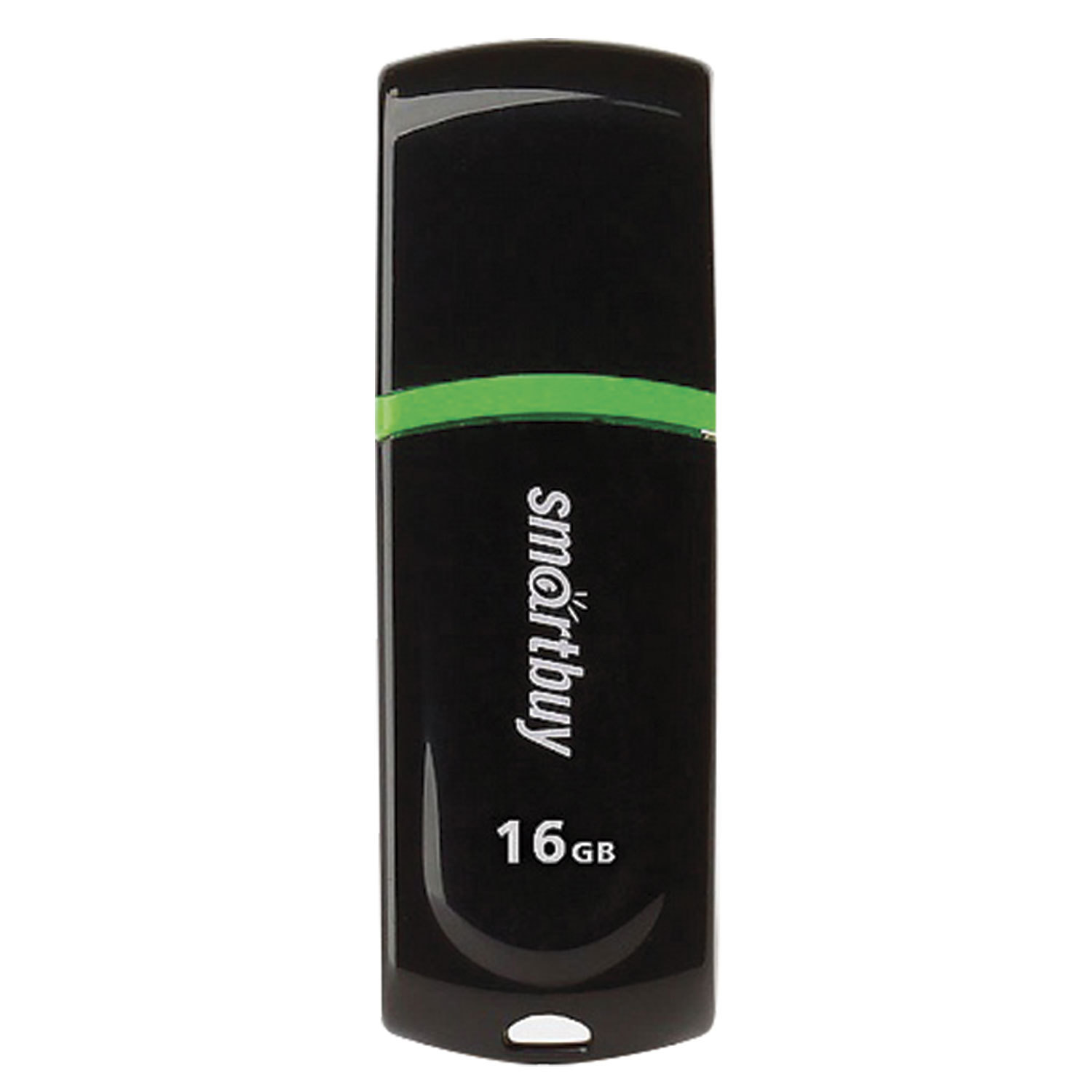 Флеш-диск 16GB SMARTBUY Paean USB 2.0, черный, SB16GBPN-K 512769