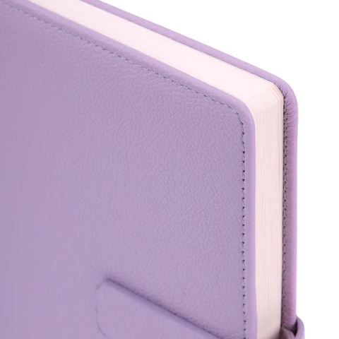 Ежедневник в подарочном наборе 5 в 1, А5, 145x212 мм, BRAUBERG "President", под кожу, 160 листов, сиреневый, 116853 - МСК «Форвард»