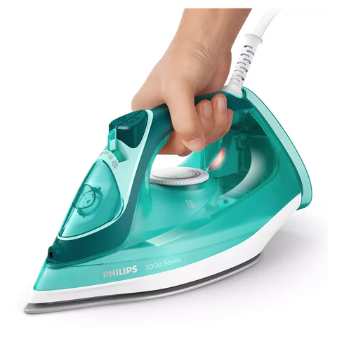 Утюг PHILIPS DST3030/70, 2400 Вт, керамическое покрытие, самоочистка, антикапля, автоотключение, бирюзовый 456942 - МСК «Форвард»