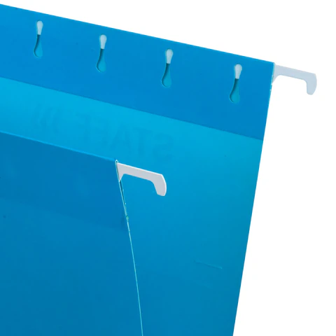 Подвесные папки А4/Foolscap (404х240 мм) до 80 л., КОМПЛЕКТ 10 шт., синие, картон, STAFF, 270933 - МСК «Форвард»