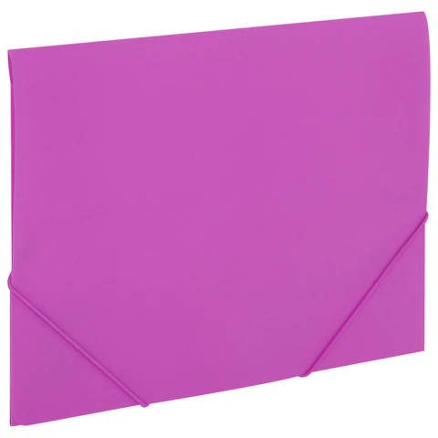 Папка на резинках А4 BRAUBERG PIXEL, фиолетовая, до 300 листов, 0,5 мм, 273042 - МСК «Форвард»