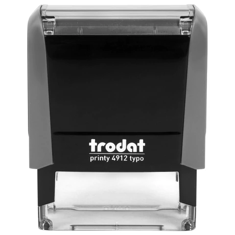 Штамп самонаборный 4-стр, 47х18 мм, синий, TRODAT 4912P4/DB, корпус СЕРЫЙ, КАССЫ В КОМПЛЕКТЕ, 43215 238365 - МСК «Форвард»