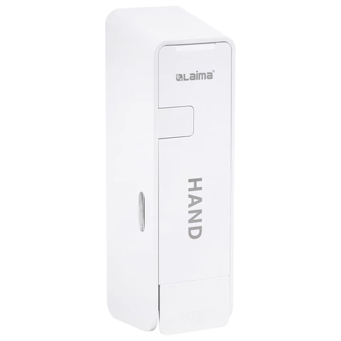 Дозатор для жидкого мыла LAIMA ULTRA, НАЛИВНОЙ, 0,38 л, белый, ABS-пластик, MD-9029W, 609106 - МСК «Форвард»