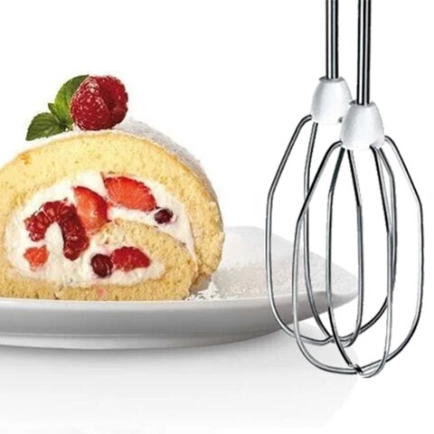 Миксер BOSCH MFQ3010, 300 Вт, 2 скорости, 2 венчика, 2 крюка для теста, белый 456930 - МСК «Форвард»