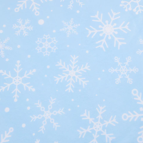 Плед новогодний, 150х200 см, "Снежинки", полиэстер, 210 г/м2, ЗОЛОТАЯ СКАЗКА, 592530 - МСК «Форвард»