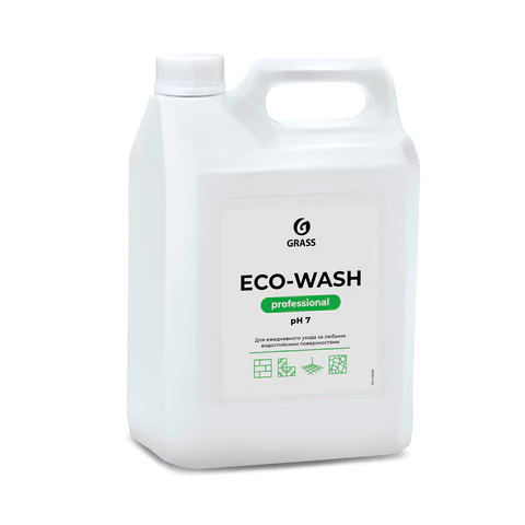 Средство моющее универсальное 5 кг, GRASS ECO-WASH, низкопенное, жидкое, 126030 608974 ЧЕСТНЫЙ ЗНАК!