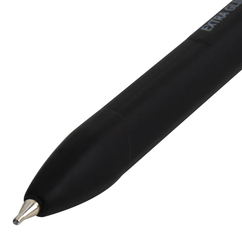 Ручка шариковая масляная автоматическая BRAUBERG "Extra Glide RT SOFT BLK", СИНЯЯ, игольчатый наконечник 0,7 мм, линия 0,5 мм, 144261 - МСК «Форвард»