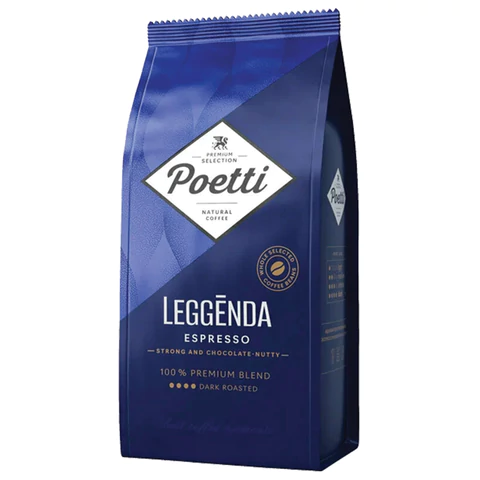 Кофе в зернах POETTI "Leggenda Espresso" 1 кг, 18004 623242 - МСК «Форвард»
