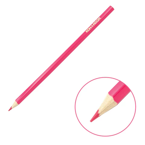 Карандаши цветные KOH-I-NOOR "RED LION" 18 цветов, шестигранные, 2,8 мм, натуральное дерево, 3553/18, 3553018063KS 182081  - МСК «Форвард»