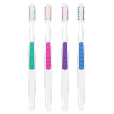 Зубная щетка жесткая CLASSIC WHITENING, КОМПЛЕКТ 12 шт. (10 + 2 в подарок), LAIMA DENT, 609694 - МСК «Форвард»