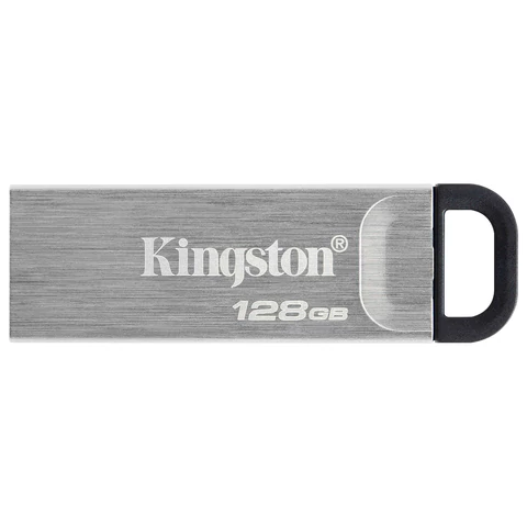 Флеш-диск 128 GB KINGSTON DataTraveler Kyson, разъем USB 3.2, серебряный, DTKN/128GB 514063 - МСК «Форвард»