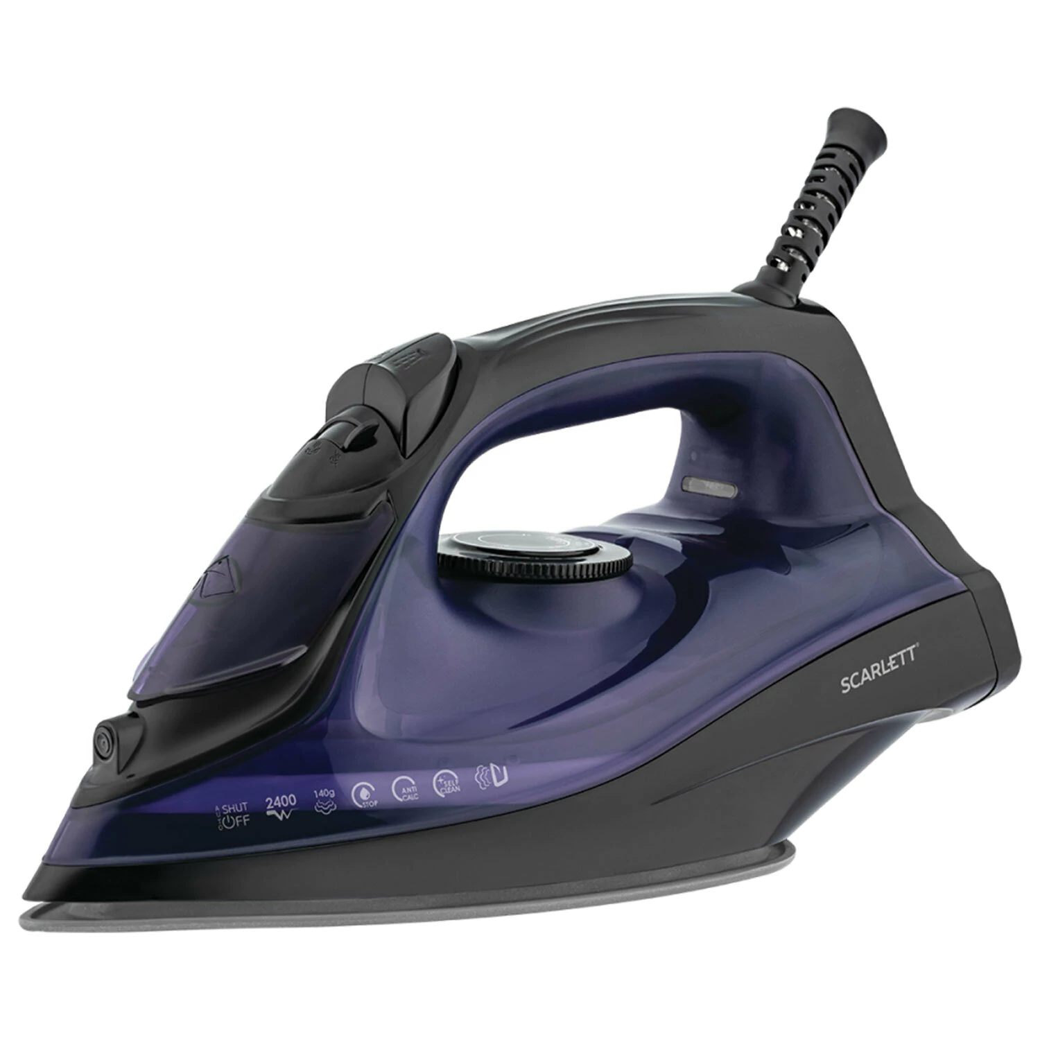 Утюг SCARLETT SC-SI30K57, 2400Вт, керам.покрытие, автооткл, самоочистка,антикапля, антинакипь,фиолет 455456