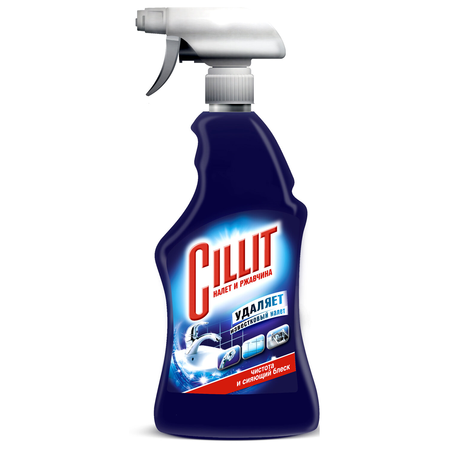 Средство для удаления ржавчины и известкового налета 450мл CILLIT (Силлит), распылитель, 600792