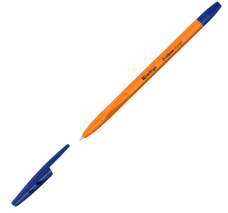 Ручка шариковая Berlingo "Tribase Orange" синяя, 0,7мм CBp_70910 265891